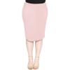 imageWomens Plus Size Soft Stretch MIDI Skirt  Comfortable for Women  XLarge  6XLight Mauve