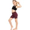imageSTRETCH IS COMFORT Girls Cotton Biker Shorts  3 Pack  Size 416 Burgundy