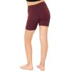 imageSTRETCH IS COMFORT Girls Cotton Biker Shorts  3 Pack  Size 416 Burgundy