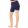 imageSTRETCH IS COMFORT Girls Cotton Biker Shorts  3 Pack  Size 416 Navy Blue