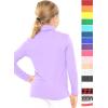 imageSTRETCH IS COMFORT Girls Oh So Soft Long Sleeve Turtleneck  Youth Size 216Lavender