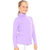 imageSTRETCH IS COMFORT Girls Oh So Soft Long Sleeve Turtleneck  Youth Size 216Lavender