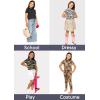 imageSTRETCH IS COMFORT Girls Print Classic Crew Neck Short and Long Sleeves Tee Shirt  Soft Everyday Basic Top  2T16Black Cheetah