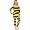 imageSTRETCH IS COMFORT Girls Print Classic Crew Neck Short and Long Sleeves Tee Shirt  Soft Everyday Basic Top  2T16Yellow Black Stripes