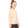 imageSTRETCH IS COMFORT Youth Girls Oh So Soft Long Sleeve Crew Neck Top  Sizes 216  Essential BasicsCream