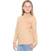 imageSTRETCH IS COMFORT Youth Girls Oh So Soft Long Sleeve Mock Neck Top  416Beige
