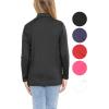 imageSTRETCH IS COMFORT Youth Girls Oh So Soft Long Sleeve Mock Neck Top  416Black