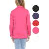 imageSTRETCH IS COMFORT Youth Girls Oh So Soft Long Sleeve Mock Neck Top  416Hot Pink