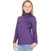 imageSTRETCH IS COMFORT Youth Girls Oh So Soft Long Sleeve Mock Neck Top  416Purple