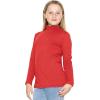 imageSTRETCH IS COMFORT Youth Girls Oh So Soft Long Sleeve Mock Neck Top  416Red