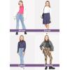 imageSTRETCH IS COMFORT Youth Girls Oh So Soft Long Sleeve Mock Neck Top  416Red