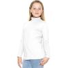 imageSTRETCH IS COMFORT Youth Girls Oh So Soft Long Sleeve Mock Neck Top  416White