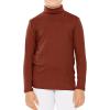 imageSTRETCH IS COMFORT Girls Oh So Soft Long Sleeve Turtleneck  Youth Size 216Almond