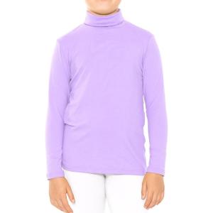 imageSTRETCH IS COMFORT Girls Oh So Soft Long Sleeve Turtleneck  Youth Size 216Lavender