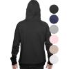 imageSTRETCH IS COMFORT Mens Soft Hoodie with Extra Side Seam Zippered Pocket  Cozy and Functional  Fleeced Line S5XLBlack