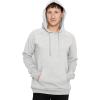 imageSTRETCH IS COMFORT Mens Soft Hoodie with Extra Side Seam Zippered Pocket  Cozy and Functional  Fleeced Line S5XLHeather Gray