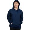 imageSTRETCH IS COMFORT Mens Soft Hoodie with Extra Side Seam Zippered Pocket  Cozy and Functional  Fleeced Line S5XLNavy Blue