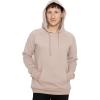 imageSTRETCH IS COMFORT Mens Soft Hoodie with Extra Side Seam Zippered Pocket  Cozy and Functional  Fleeced Line S5XLTan