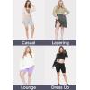 imageSTRETCH IS COMFORT Biker Shorts for Women  Womens Athletic Workout Shorts  Cotton  Small  5XAlmond
