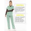 imageSTRETCH IS COMFORT Womens Oh So Soft Long Sleeve Shirt Base Layer Under ScrubsBeige