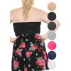 imageSTRETCH IS COMFORT Womens Regular and Plus Size Crop Tube Top  Sizes Small  5XBlack 2 Pack