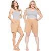 imageSTRETCH IS COMFORT Womens and Plus Oh So Soft Boyfriend Shorts with PocketsBeige