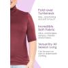 imageWomens Plus Size Warm Short Sleeve Turtleneck Top  Ultra Soft  Adult XL to 5XBrown