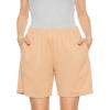 imageSTRETCH IS COMFORT Womens and Plus Oh So Soft Boyfriend Shorts with PocketsBeige