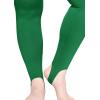 imageSTRETCH IS COMFORT Oh So Soft High Waist Stirrup Leggings Lightweight and Durable Multiple Colors for Women and Plus SizeKelly Green