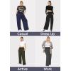 imageSTRETCH IS COMFORT Womens Gaucho Pants with Pockets  Small5XBoho Natural Floral