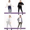 imageSTRETCH IS COMFORT Womens and Plus Size High Rise Knee and Ankle LeggingsBrown