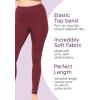imageSTRETCH IS COMFORT Womens and Plus Size High Rise Knee and Ankle LeggingsCharcoal Gray