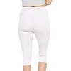 imageSTRETCH IS COMFORT Womens and Plus Size High Rise Knee and Ankle LeggingsWhite