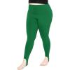 imageSTRETCH IS COMFORT Oh So Soft High Waist Stirrup Leggings Lightweight and Durable Multiple Colors for Women and Plus SizeKelly Green