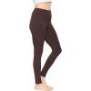 imageSTRETCH IS COMFORT Womens and Plus Size High Rise Knee and Ankle LeggingsBrown