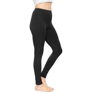 imageSTRETCH IS COMFORT Womens and Plus Size High Rise Knee and Ankle LeggingsBlack
