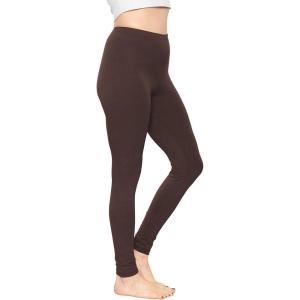imageSTRETCH IS COMFORT Womens and Plus Size High Rise Knee and Ankle LeggingsBrown