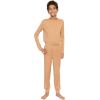 imageSTRETCH IS COMFORT Youth Boys Oh So Soft Jogger Set with Long Sleeve Crew Neck Top  Comfortable Kids Clothing  416Beige