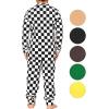 imageSTRETCH IS COMFORT Youth Boys Oh So Soft Jogger Set with Long Sleeve Crew Neck Top  Comfortable Kids Clothing  416Checkered Black and White