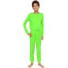 imageSTRETCH IS COMFORT Youth Boys Oh So Soft Jogger Set with Long Sleeve Crew Neck Top  Comfortable Kids Clothing  416Neon Lime