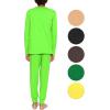 imageSTRETCH IS COMFORT Youth Boys Oh So Soft Jogger Set with Long Sleeve Crew Neck Top  Comfortable Kids Clothing  416Neon Lime