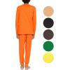 imageSTRETCH IS COMFORT Youth Boys Oh So Soft Jogger Set with Long Sleeve Crew Neck Top  Comfortable Kids Clothing  416Orange