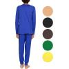 imageSTRETCH IS COMFORT Youth Boys Oh So Soft Jogger Set with Long Sleeve Crew Neck Top  Comfortable Kids Clothing  416Royal Blue