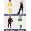 imageSTRETCH IS COMFORT Teamwear Girls Cotton Tank UnitardKelly Green Long Sleeve