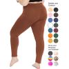 imageSTRETCH IS COMFORT Womens Plus Size Knee ampamp Full Length Cotton Leggings  XLarge  7XAlmond