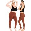 imageWomens and Plus Size KneeLength and Ankle Length LeggingsAlmond
