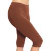 imageWomens and Plus Size KneeLength and Ankle Length LeggingsAlmond