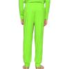 imageSTRETCH IS COMFORT Youth Boys Cuffed Lounge Pants  Soft Knit Joggers  PullOn Soft Bottoms  Relaxed Everyday Fit  416Neon Lime