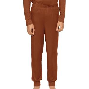 imageSTRETCH IS COMFORT Youth Boys Cuffed Lounge Pants  Soft Knit Joggers  PullOn Soft Bottoms  Relaxed Everyday Fit  416Almond
