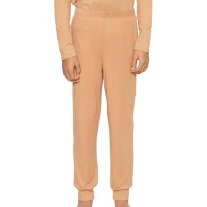 imageSTRETCH IS COMFORT Youth Boys Cuffed Lounge Pants  Soft Knit Joggers  PullOn Soft Bottoms  Relaxed Everyday Fit  416Beige